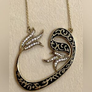 Extremely rare Turkish tulip necklace from Hagia Sophia.